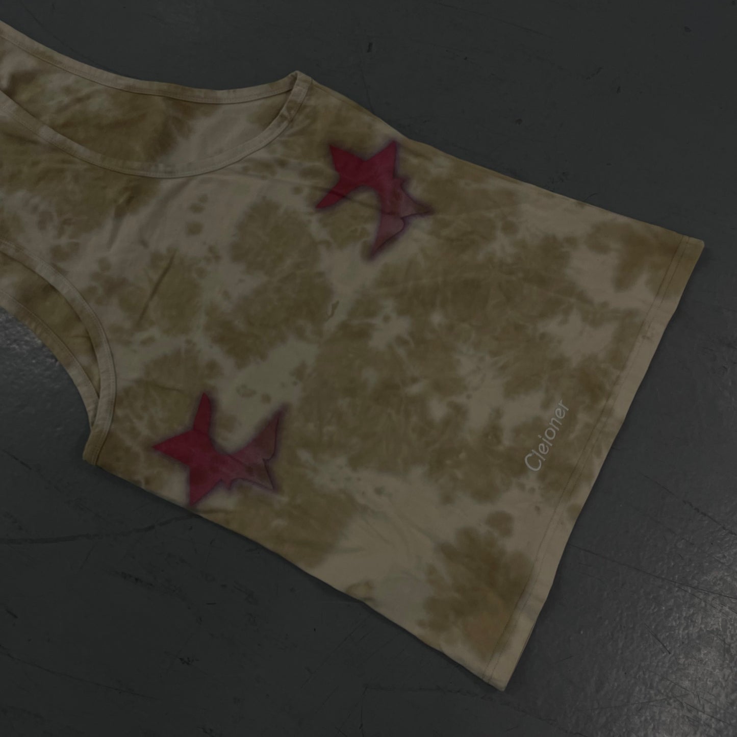 Oversized Coyote Racer tank top