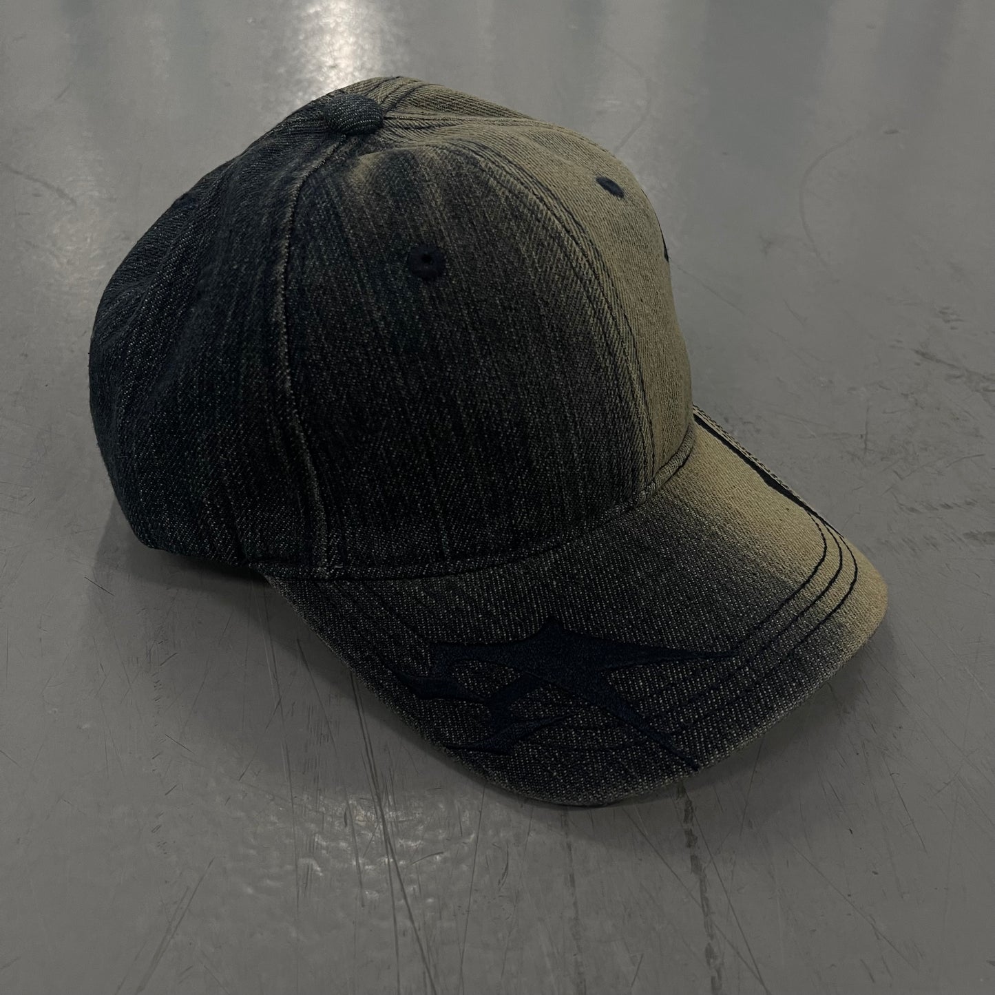 Cleioner Logo Denim Sandblasted Cap