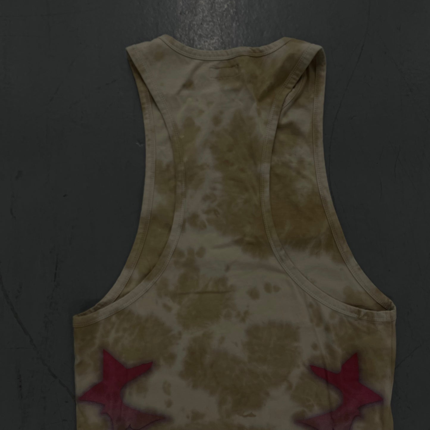 Oversized Coyote Racer tank top