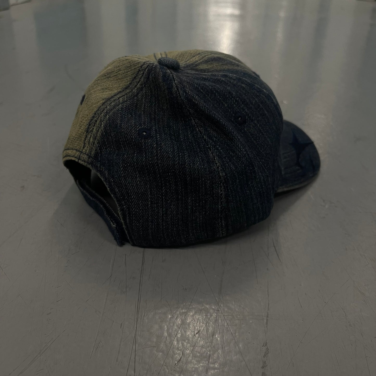 Cleioner Logo Denim Sandblasted Cap