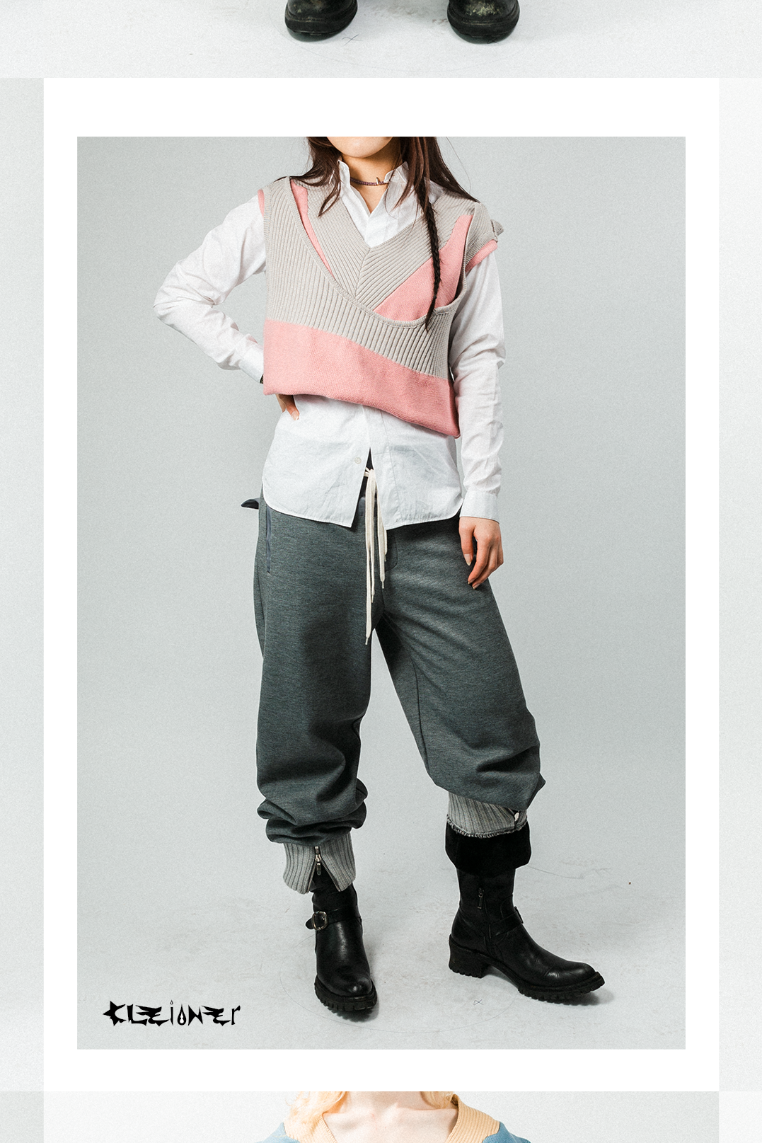 Gevonden Sweater vest sample pink