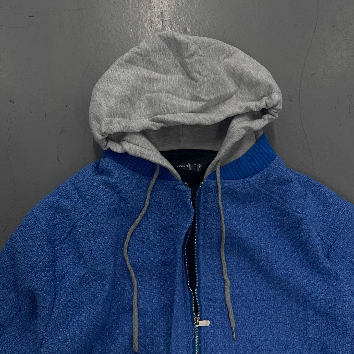 Nublu Oversized Tweed Bomber