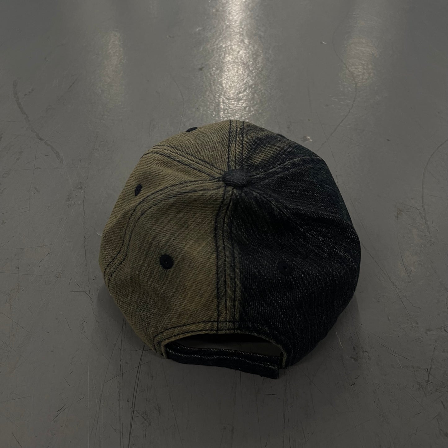 Cleioner Logo Denim Sandblasted Cap