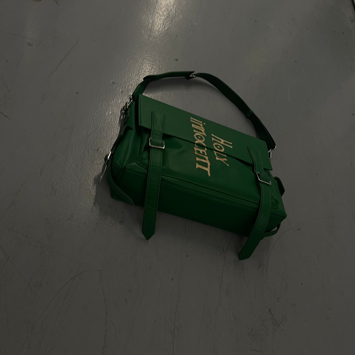 GREEN Holy Innocence Bible Bag