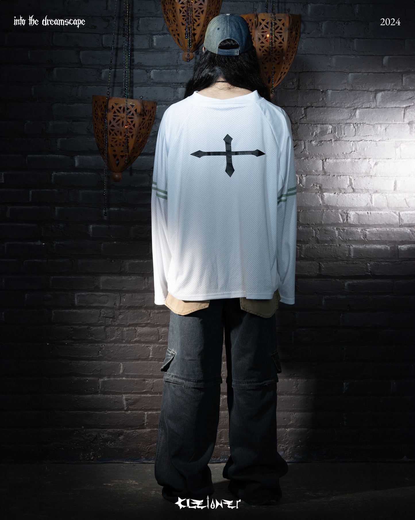 Cleioner Logo Denim Sandblasted Cap