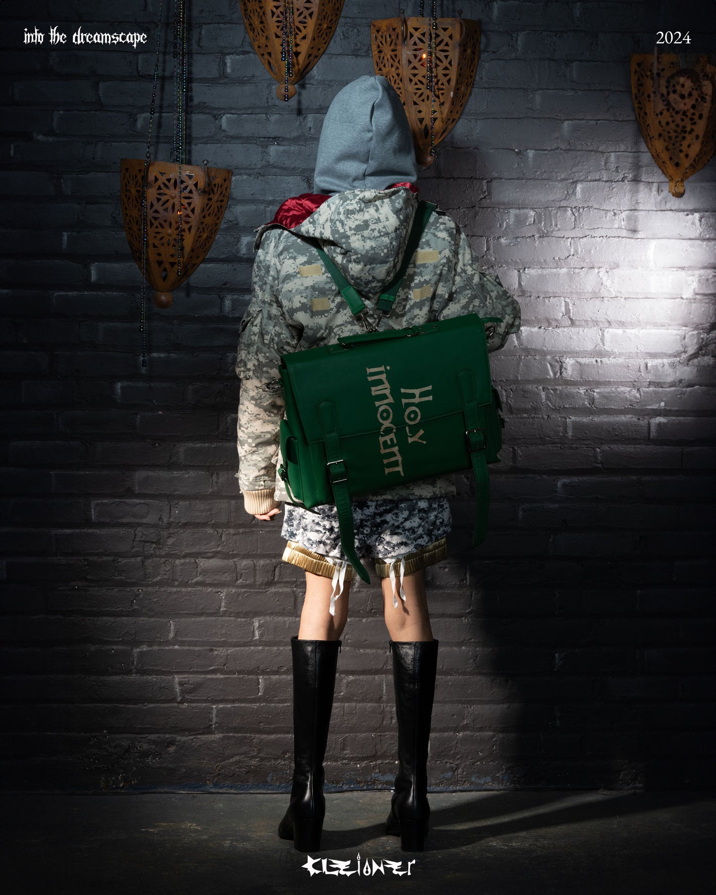 GREEN Holy Innocence Bible Bag