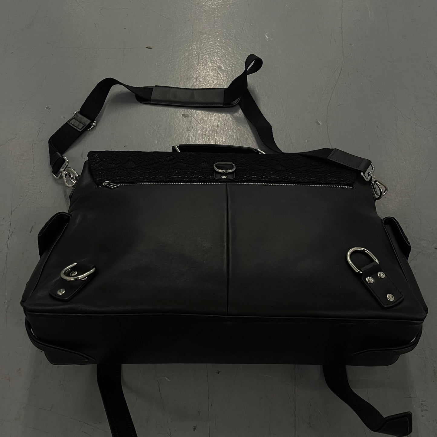 BLACK Holy Innocence Bible Laced Bag