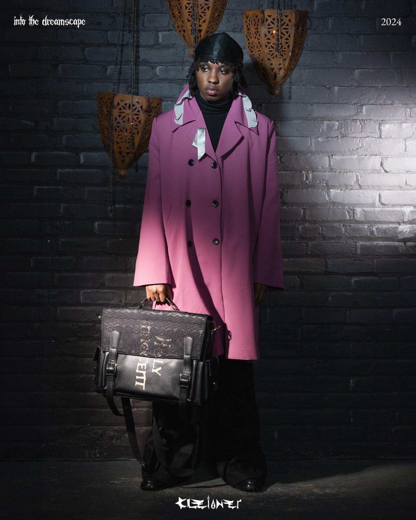 BLACK Holy Innocence Bible Laced Bag