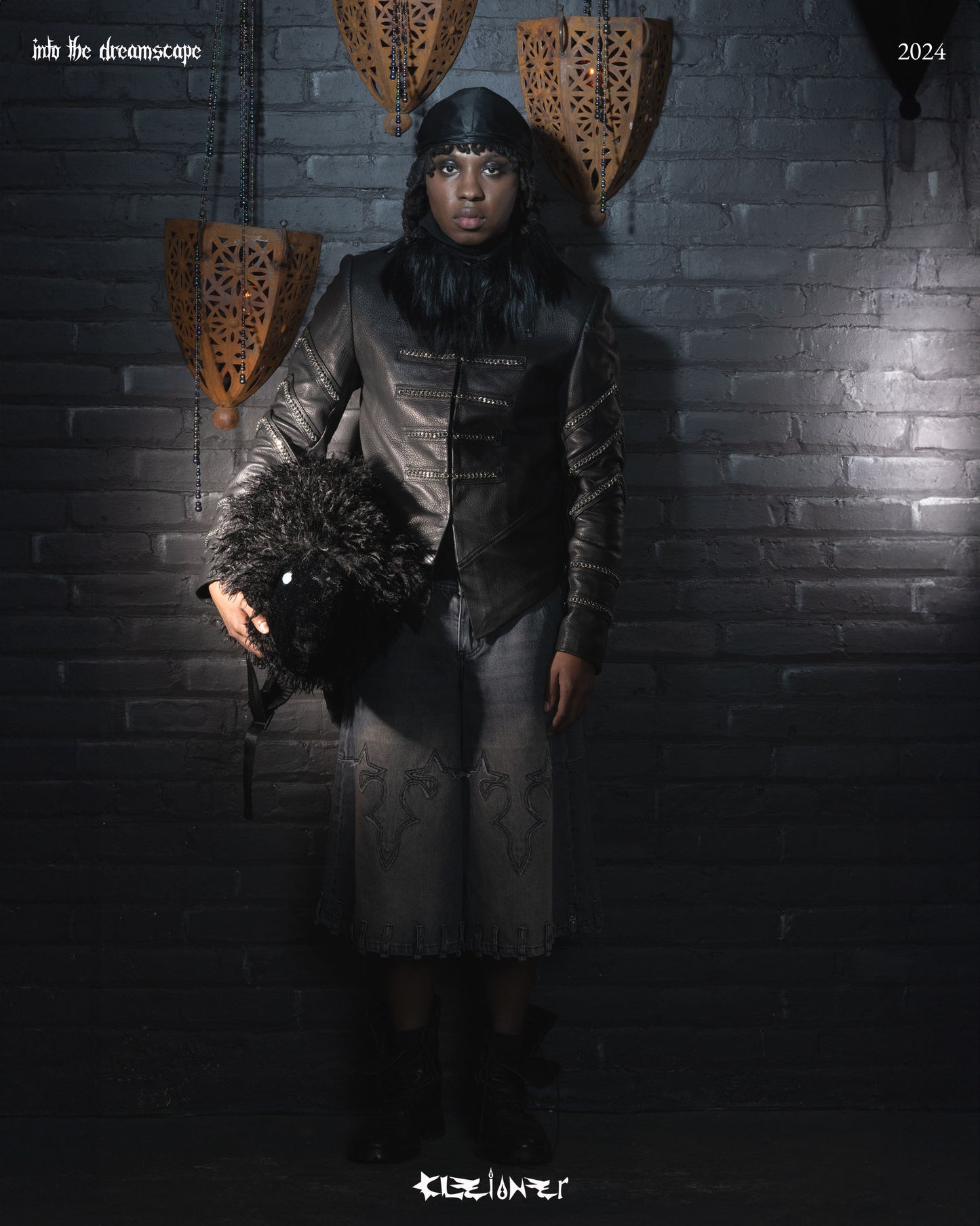 Hussar Chain Braided Leather Jacket