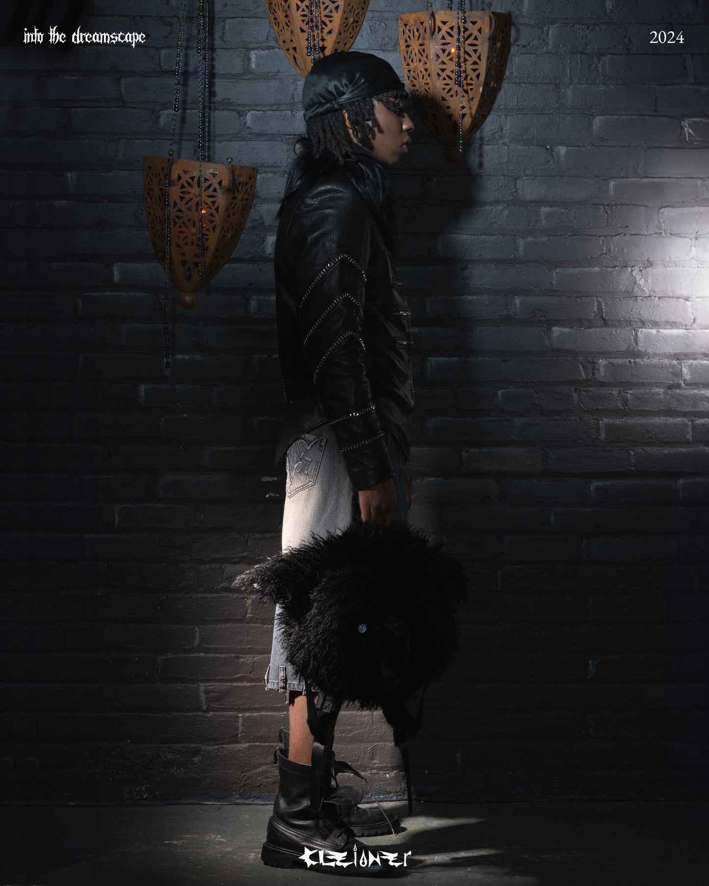 Hussar Chain Braided Leather Jacket