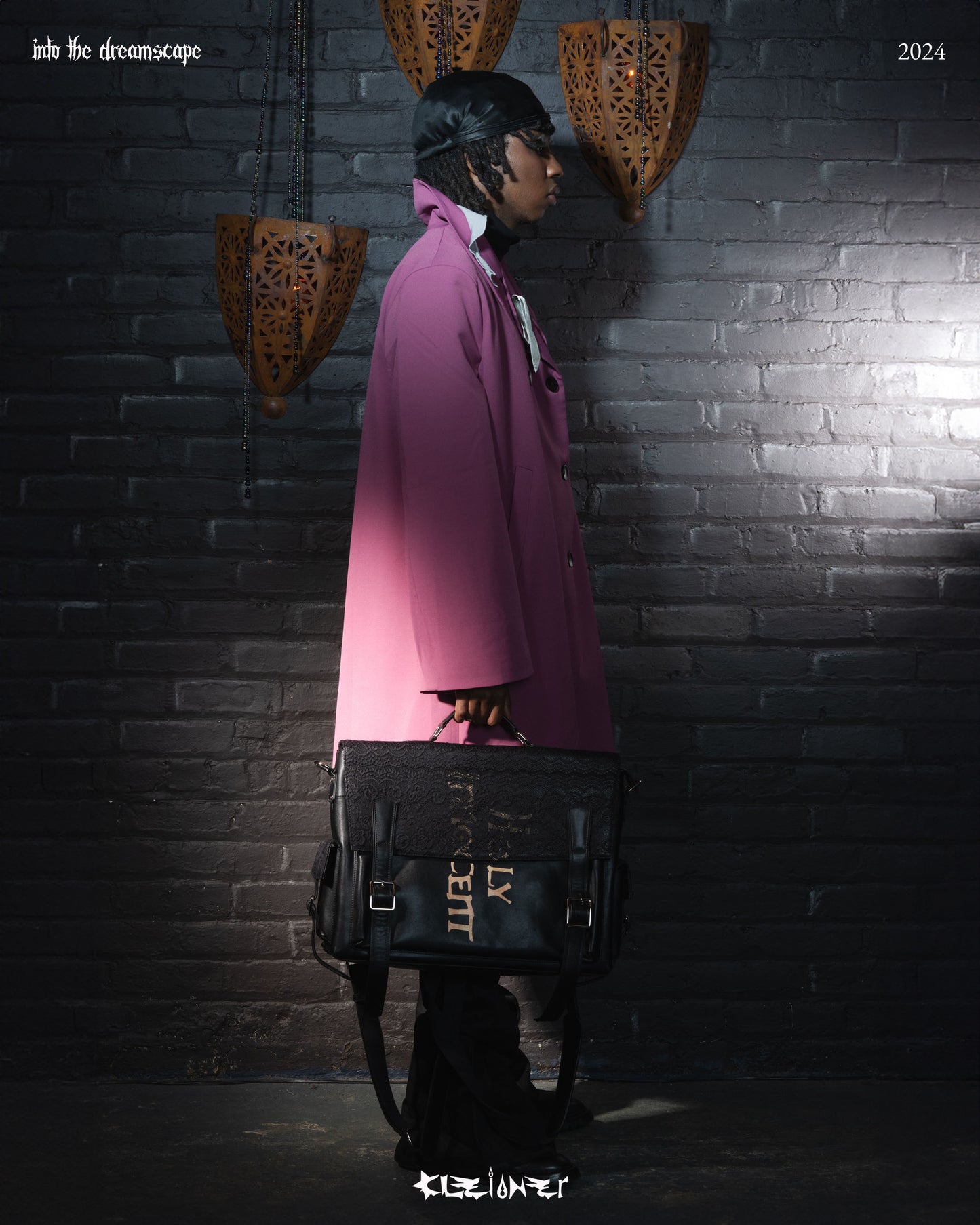 BLACK Holy Innocence Bible Laced Bag