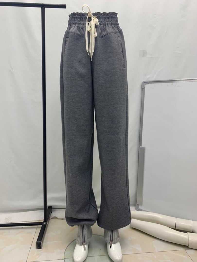 Velour Lined thick ribbed sweatpants – Cleioner