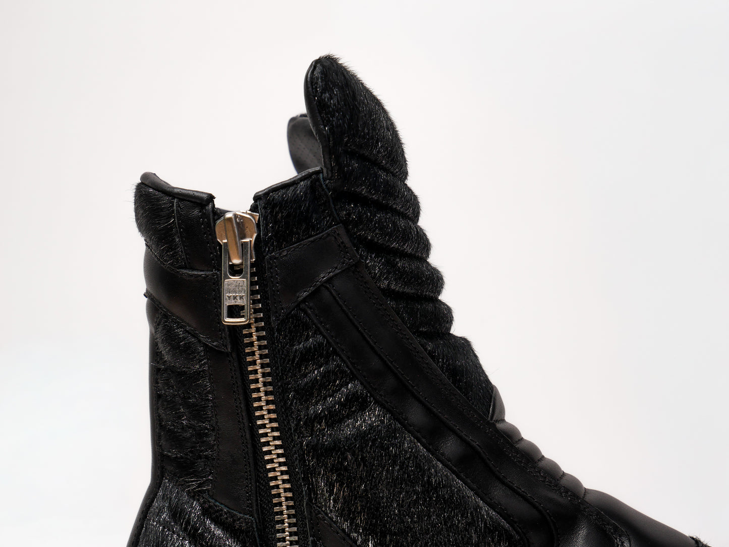Enoch Sneaker Boots [Black Metallic Pony Hair]