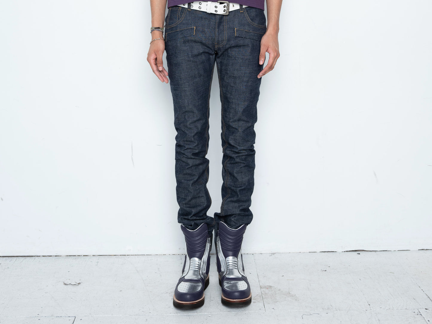 Drek Biker Pants [Blue Selvedge Denim]