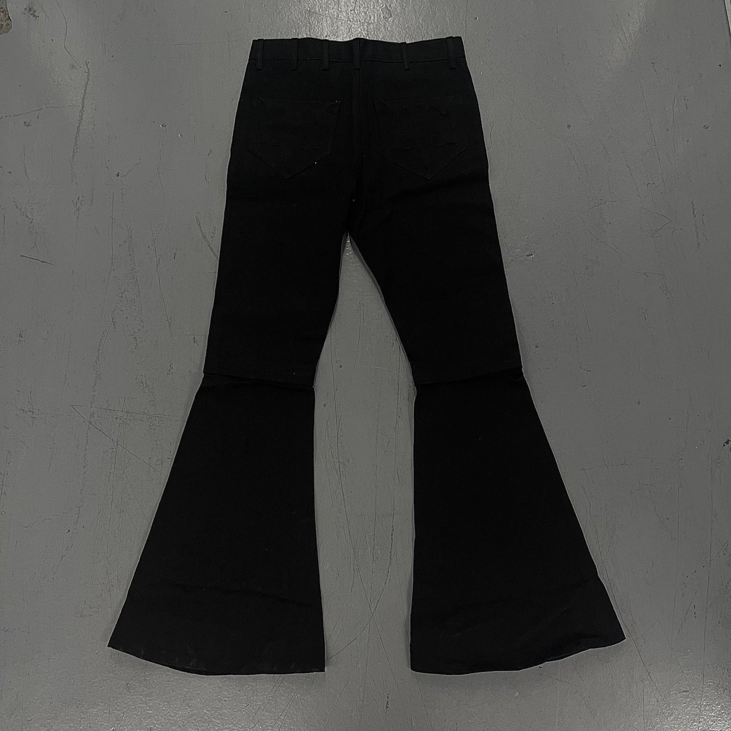 Le Cleur Convertible Flared Pants [Sanforized Black Selvedge Denim]