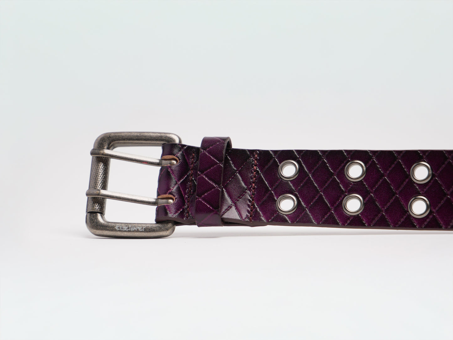 Tear Studded Belt [Quilted Purple]