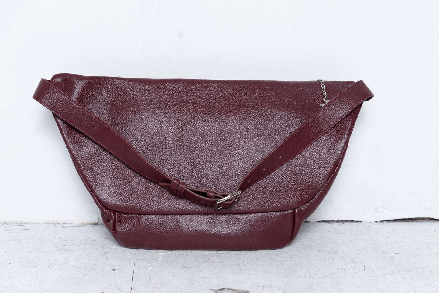 C Charm Tweed Messenger Bag