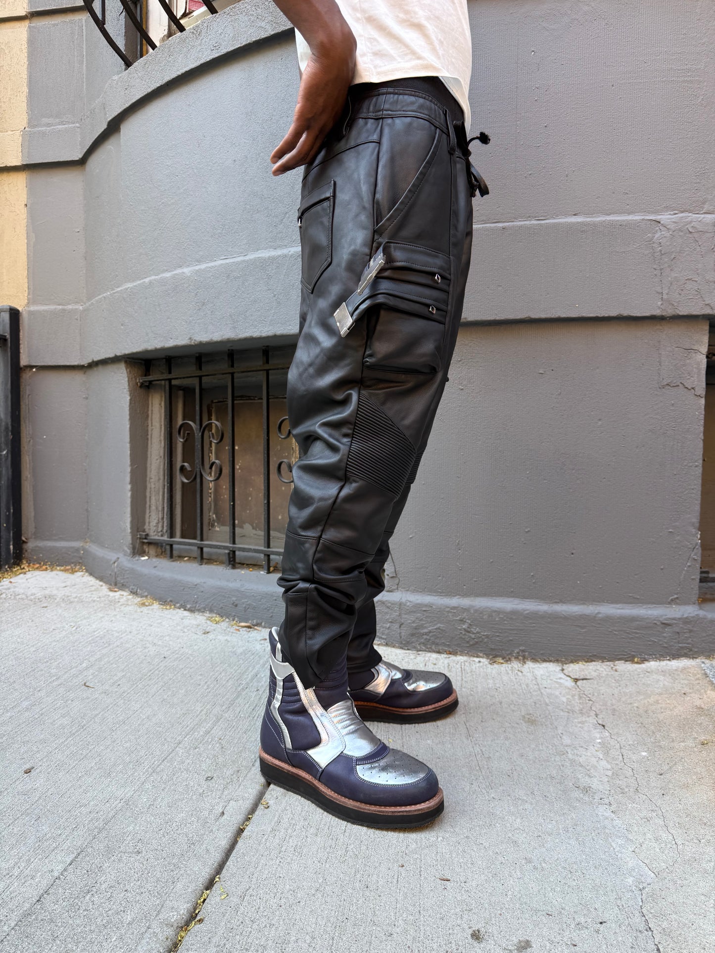 Citreon dropcrotch swinger pants [lambskin]
