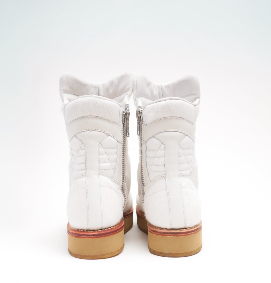 Enoch Sneaker Boots [White Pony Hair]