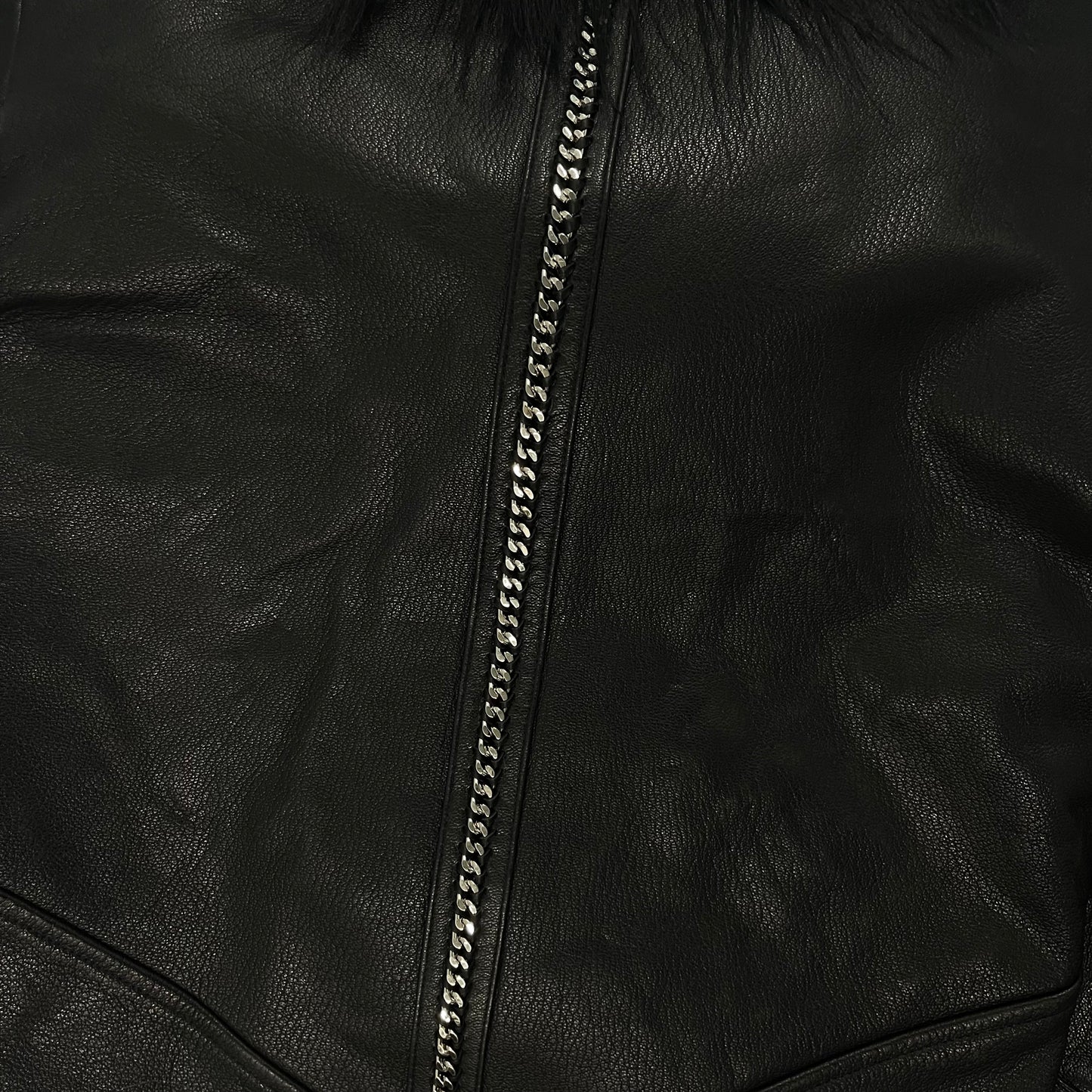 Hussar Chain Braided Leather Jacket