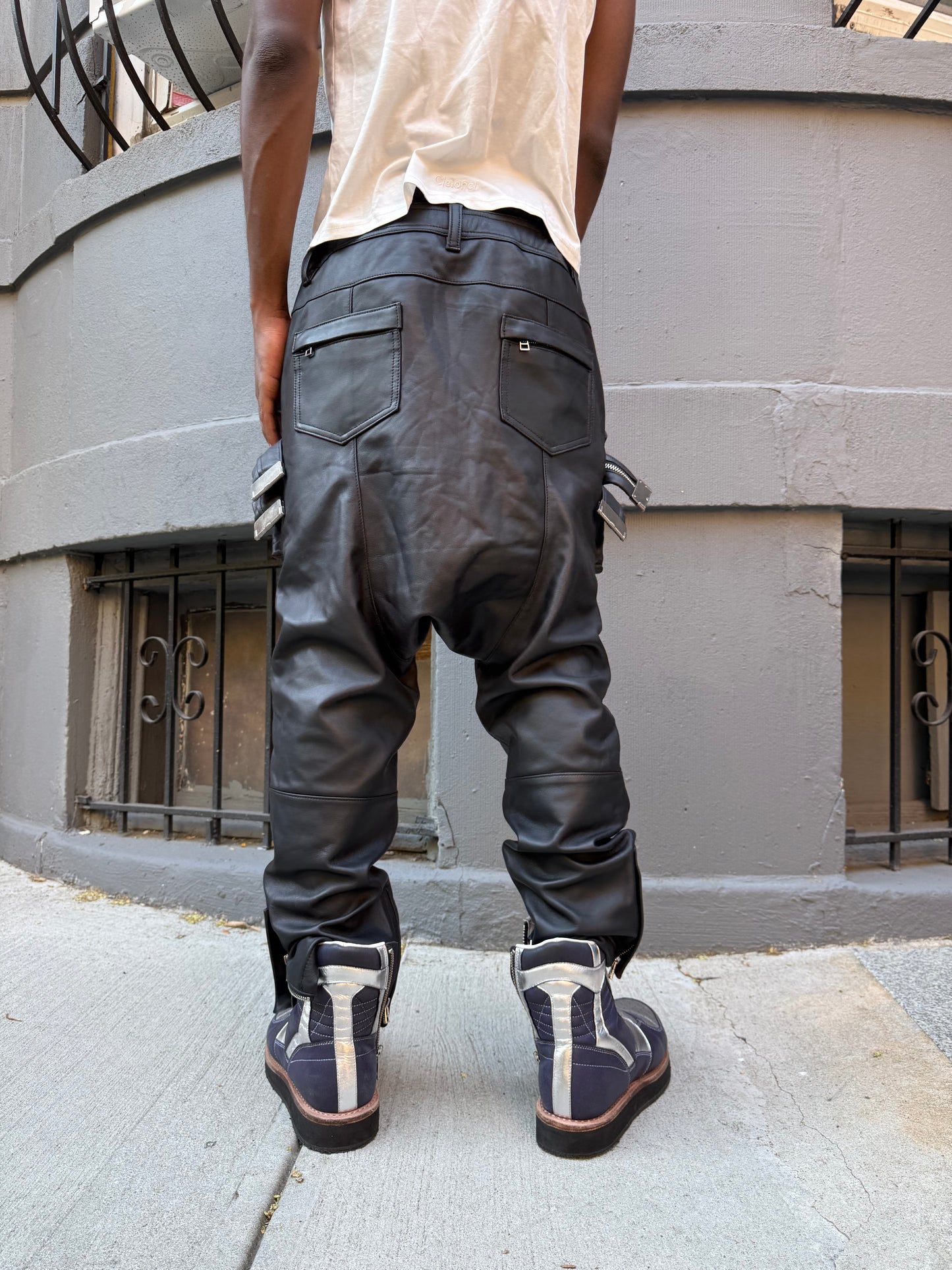 Citreon dropcrotch swinger pants [lambskin]