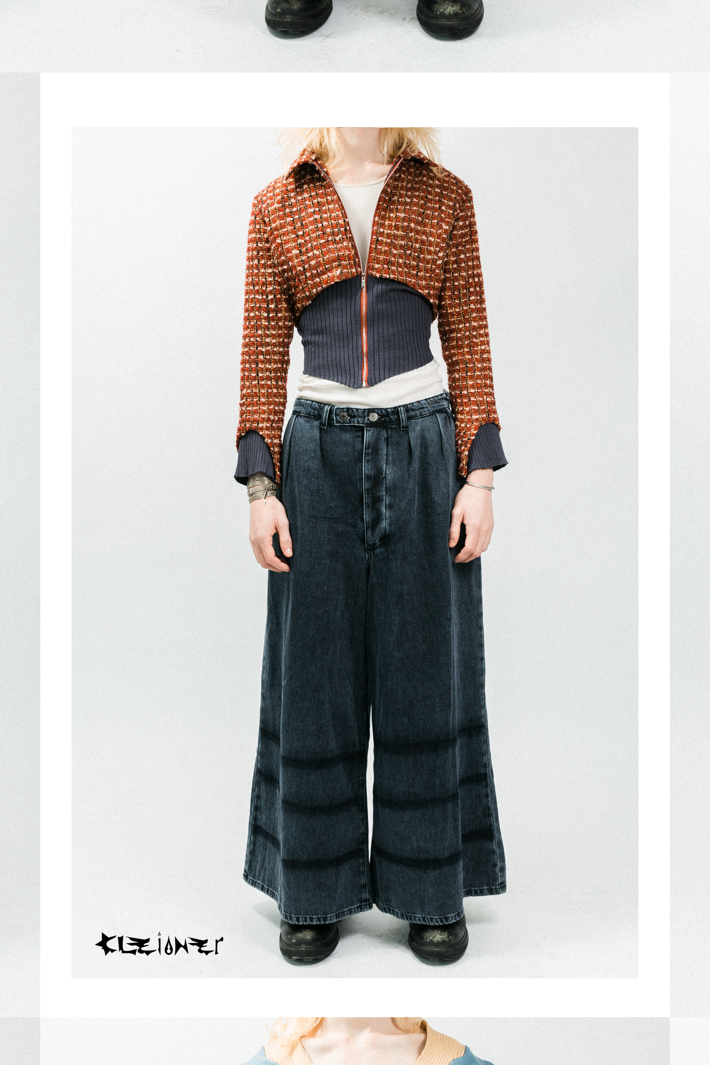 Sample Pleated Wide trousers