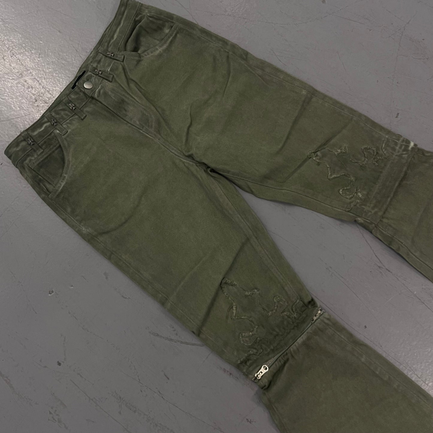 Le Cleur Convertible Flared Pants [Verdurous Washed]