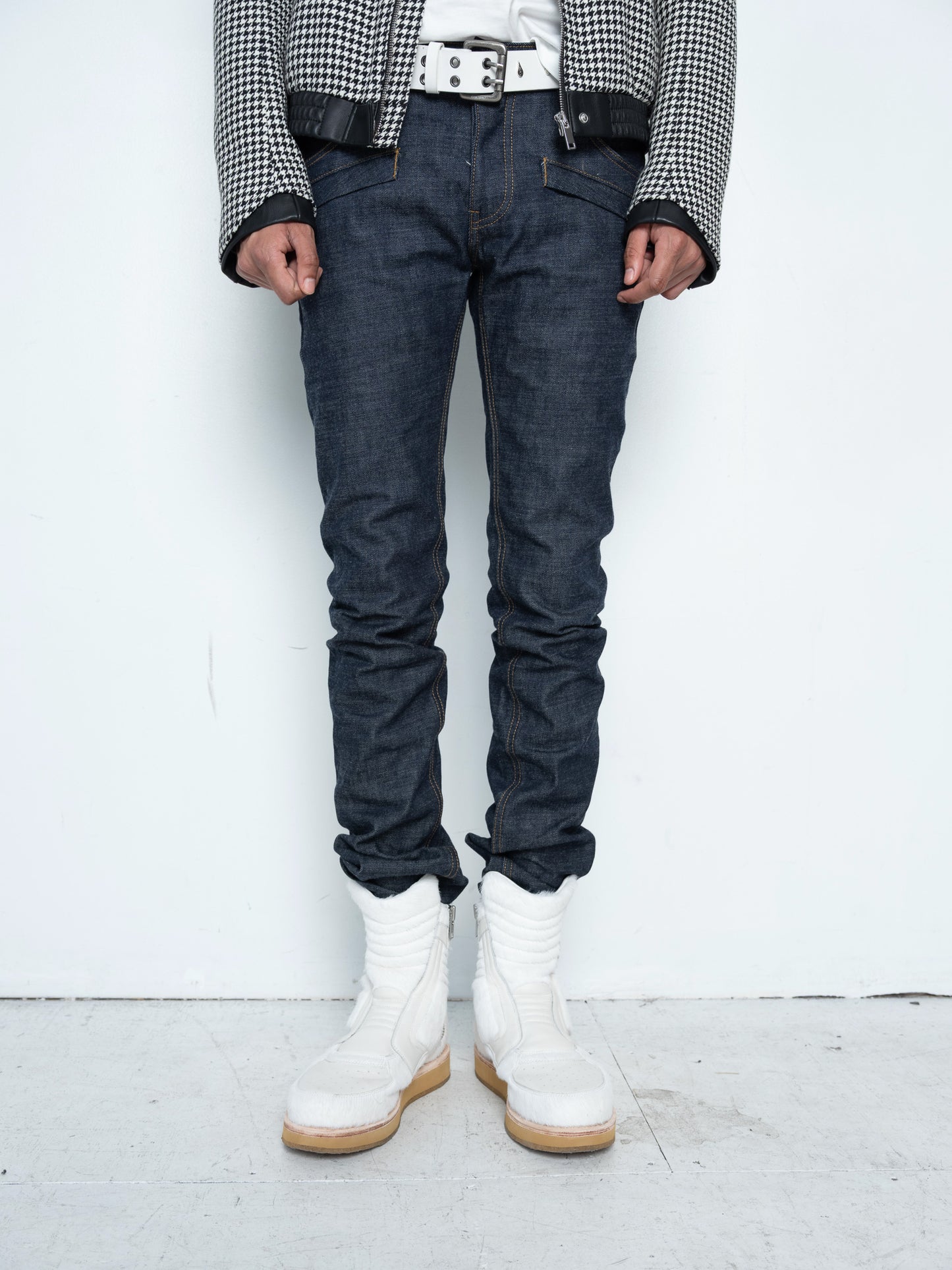 Enoch Sneaker Boots [White Pony Hair]