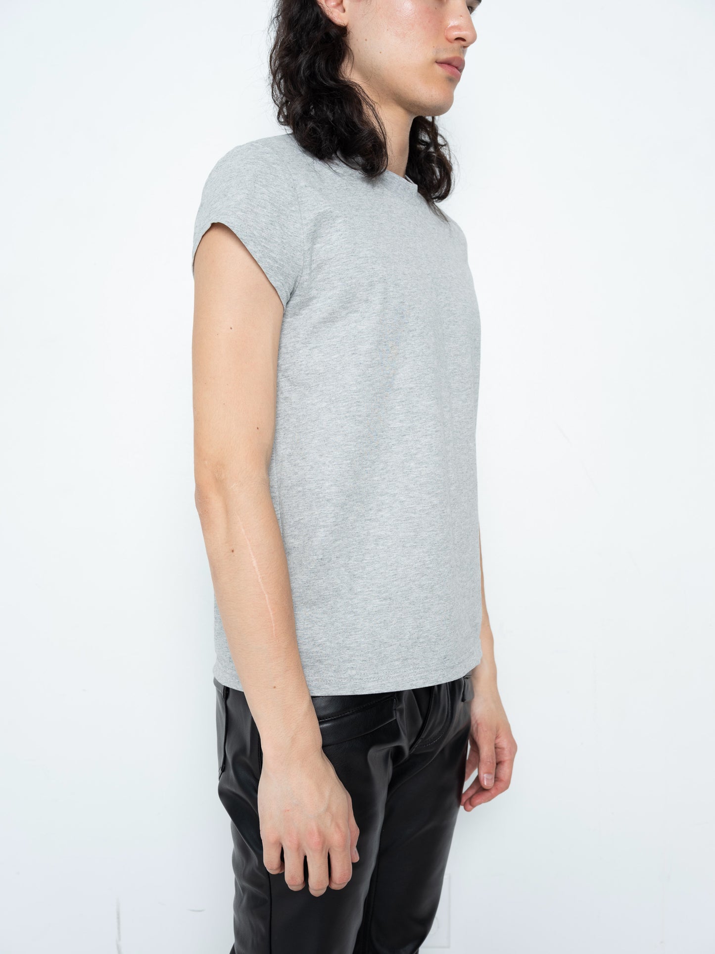 Flighter tee [white, heather grey, black]