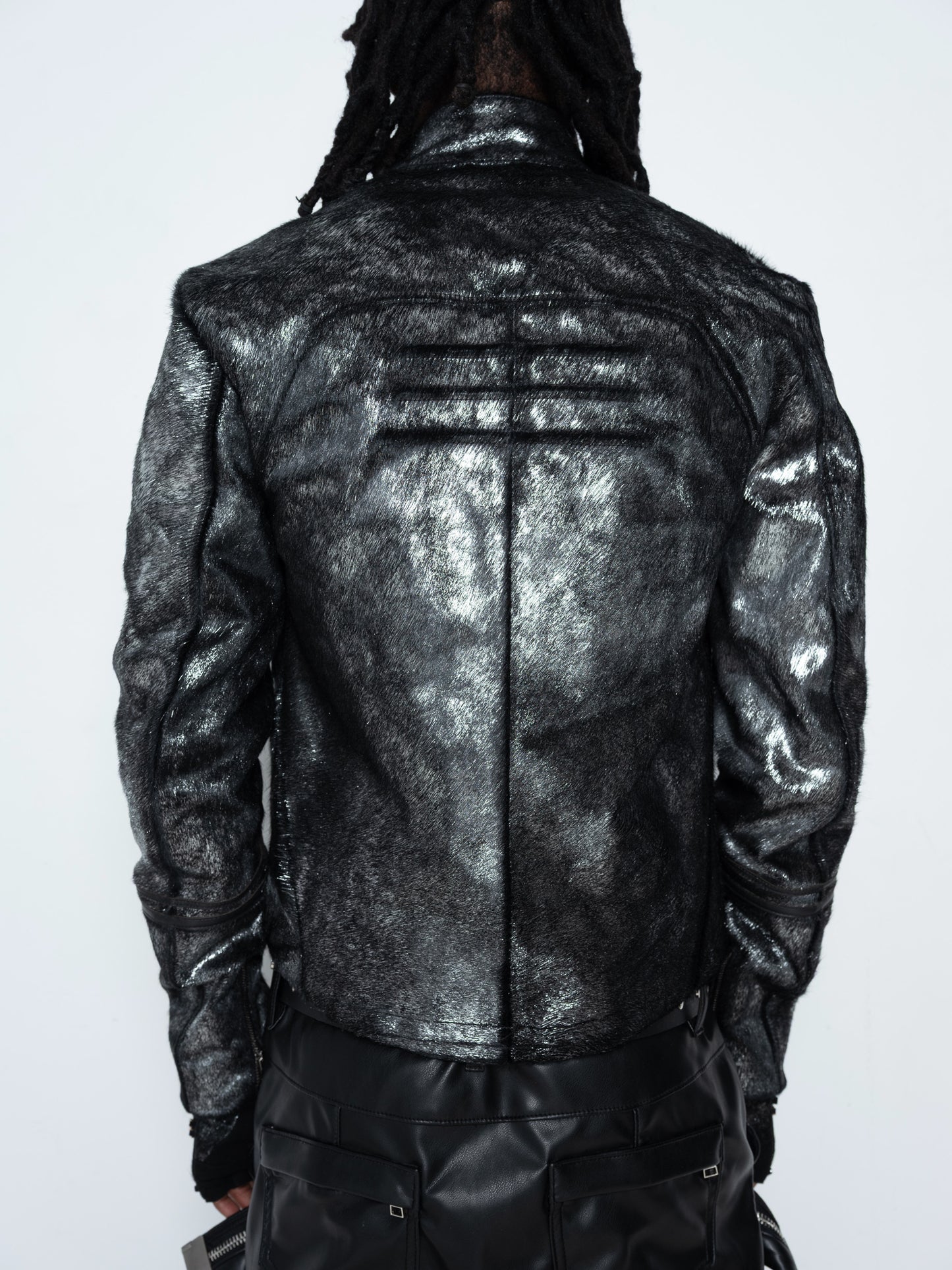 Du'bois Fencing Jacket [Black Metallic Pony Hair]
