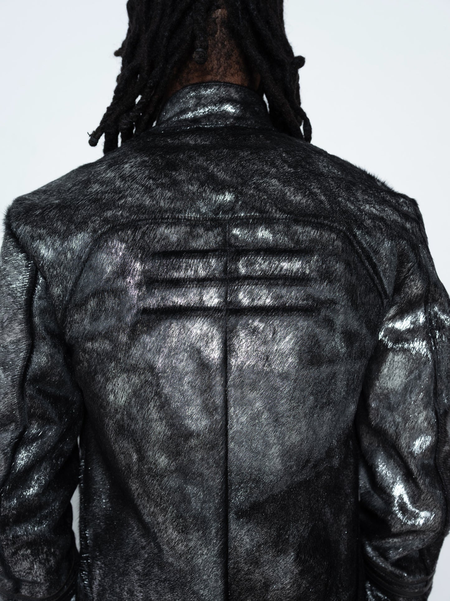 Du'bois Fencing Jacket [Black Metallic Pony Hair]