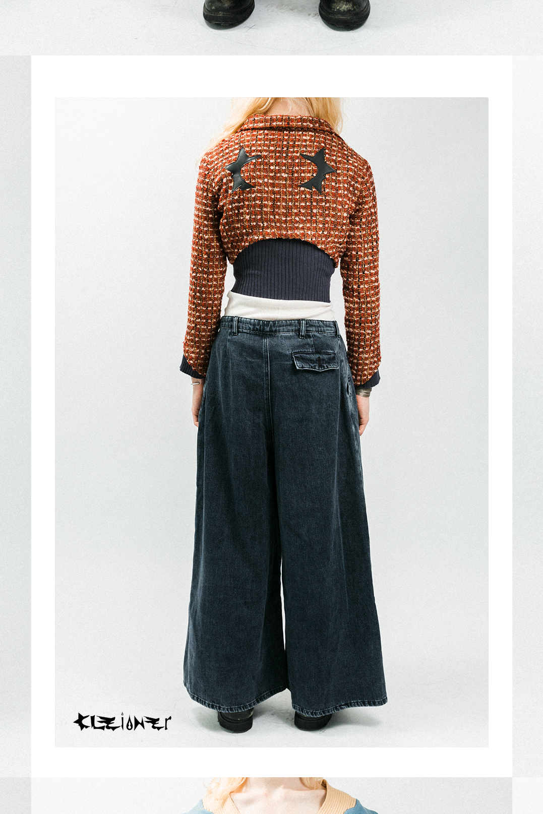 Sample Pleated Wide trousers