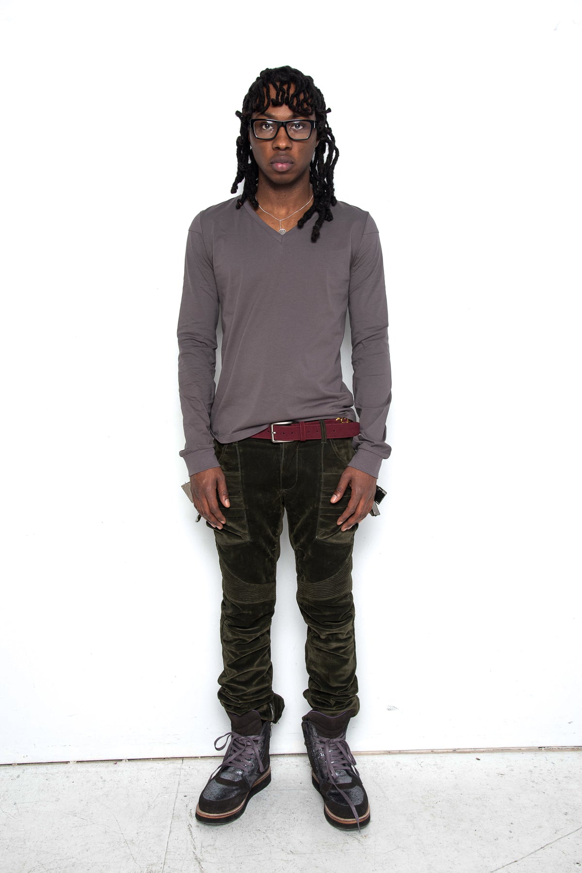 Flighter V neck Long Sleeve [TORTE]