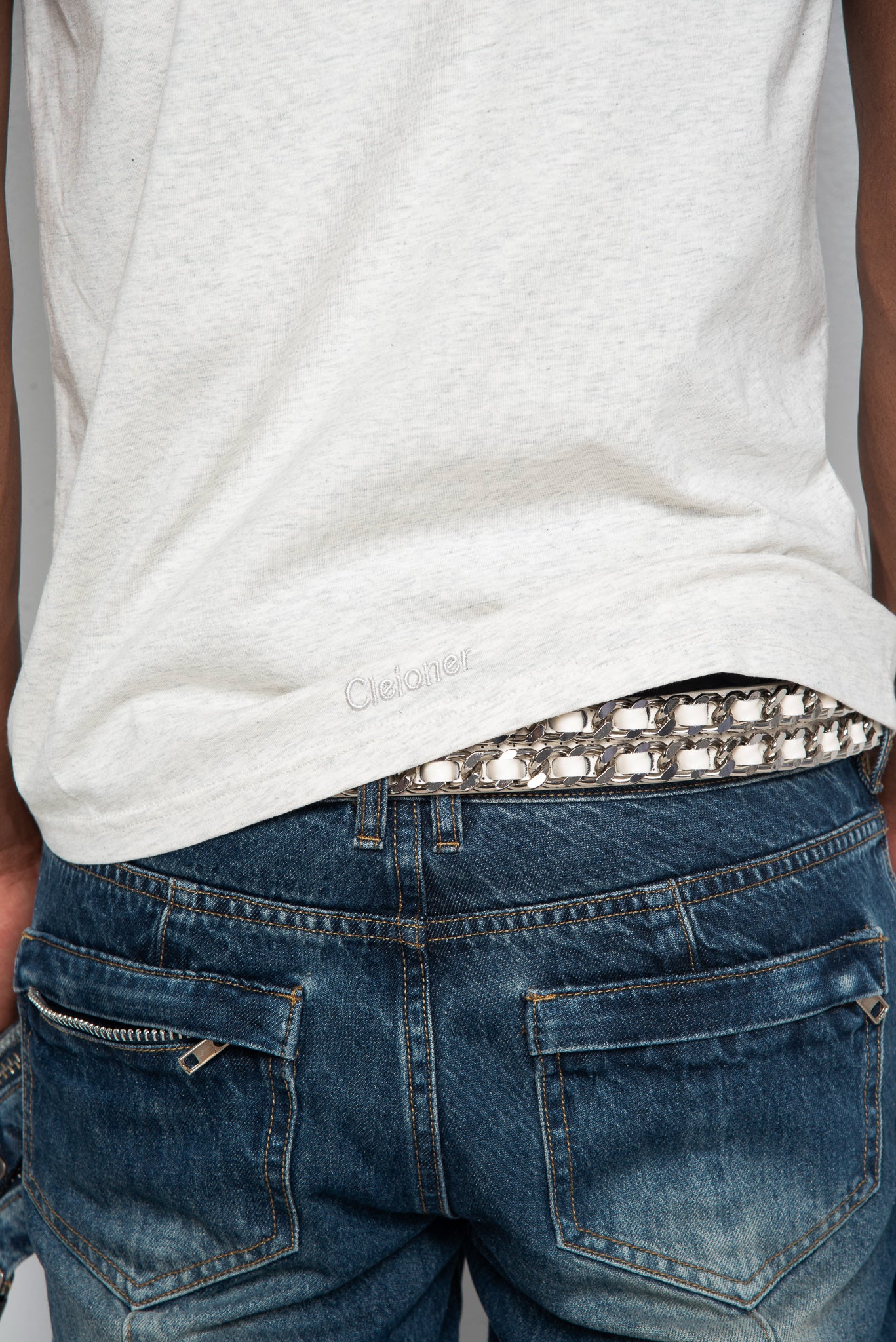 Flighter Raglan T-Shirt [HEATHER GREY AND BLACK]