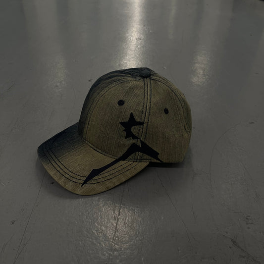 Cleioner Logo Denim Sandblasted Cap