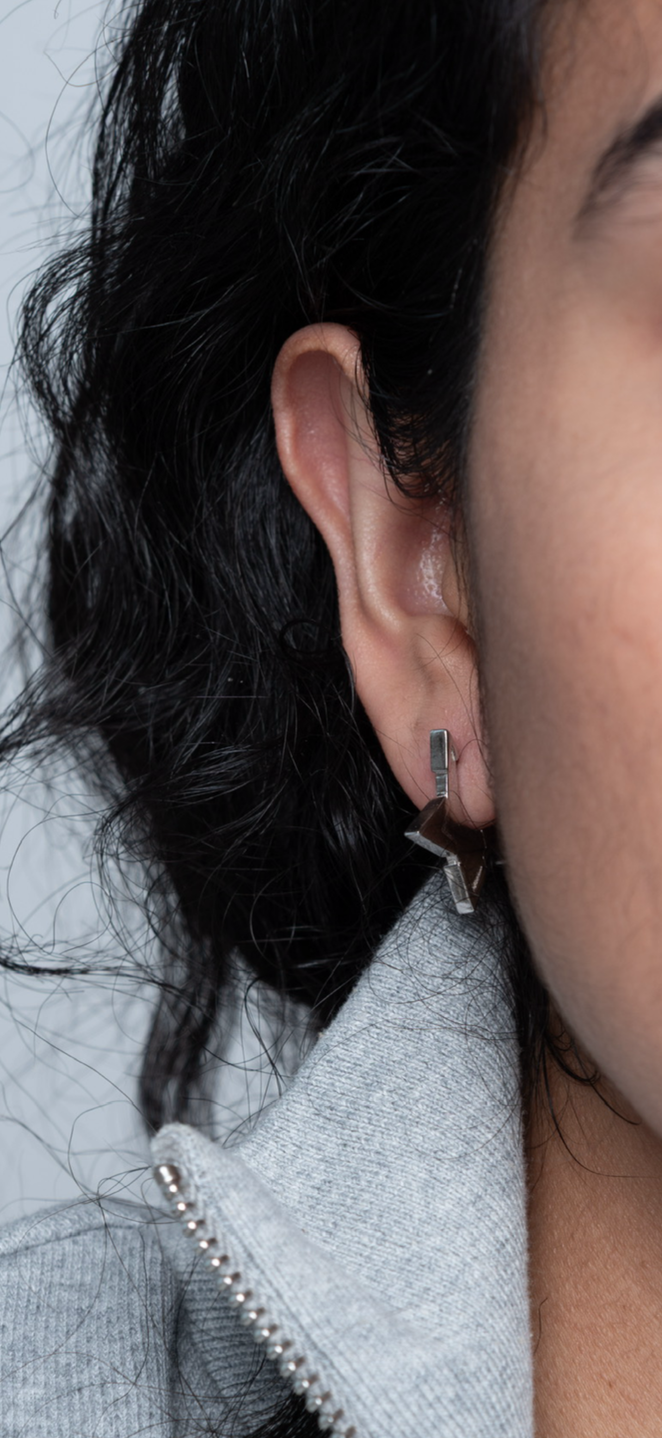 Cleioner hoop earrings [sterling silver]
