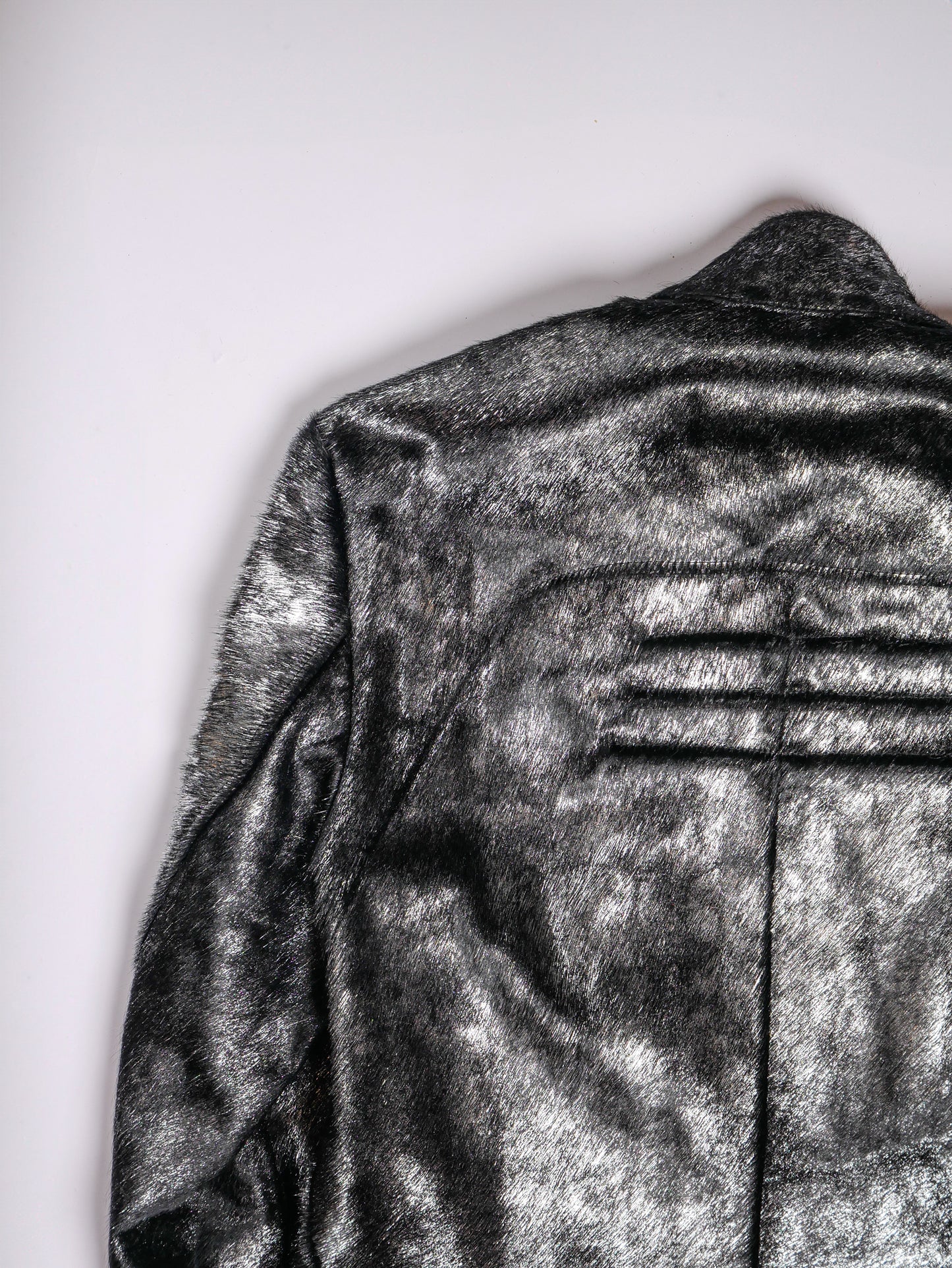 Du'bois Fencing Jacket [Black Metallic Pony Hair]