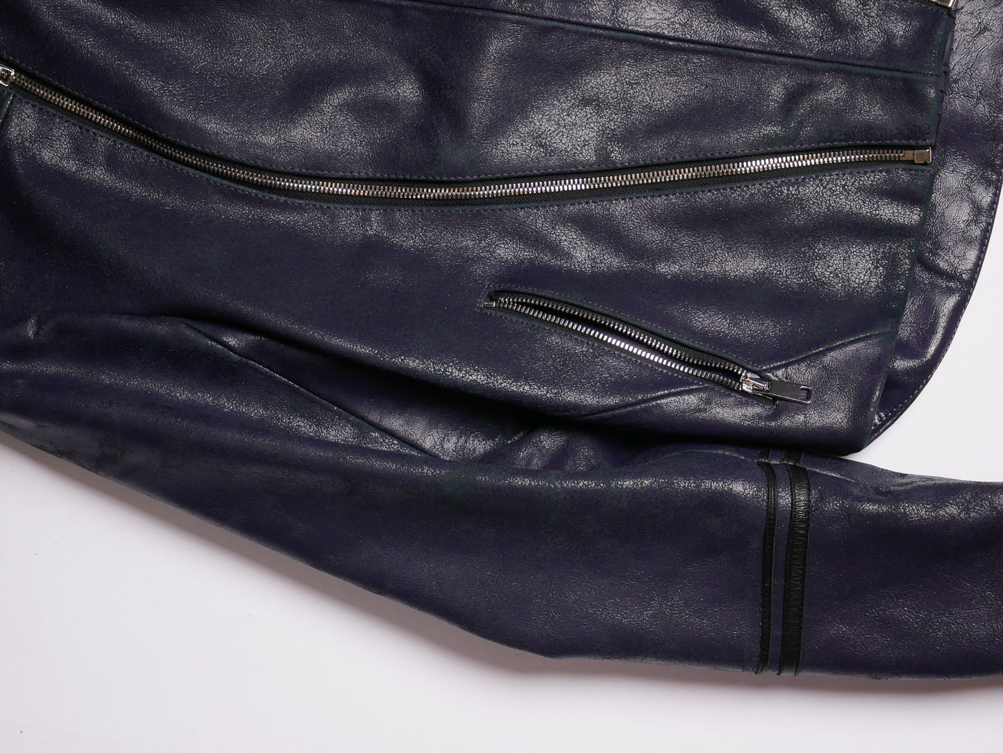 Du'bois Fencing Jacket [Slate Purple Blistered Leather]