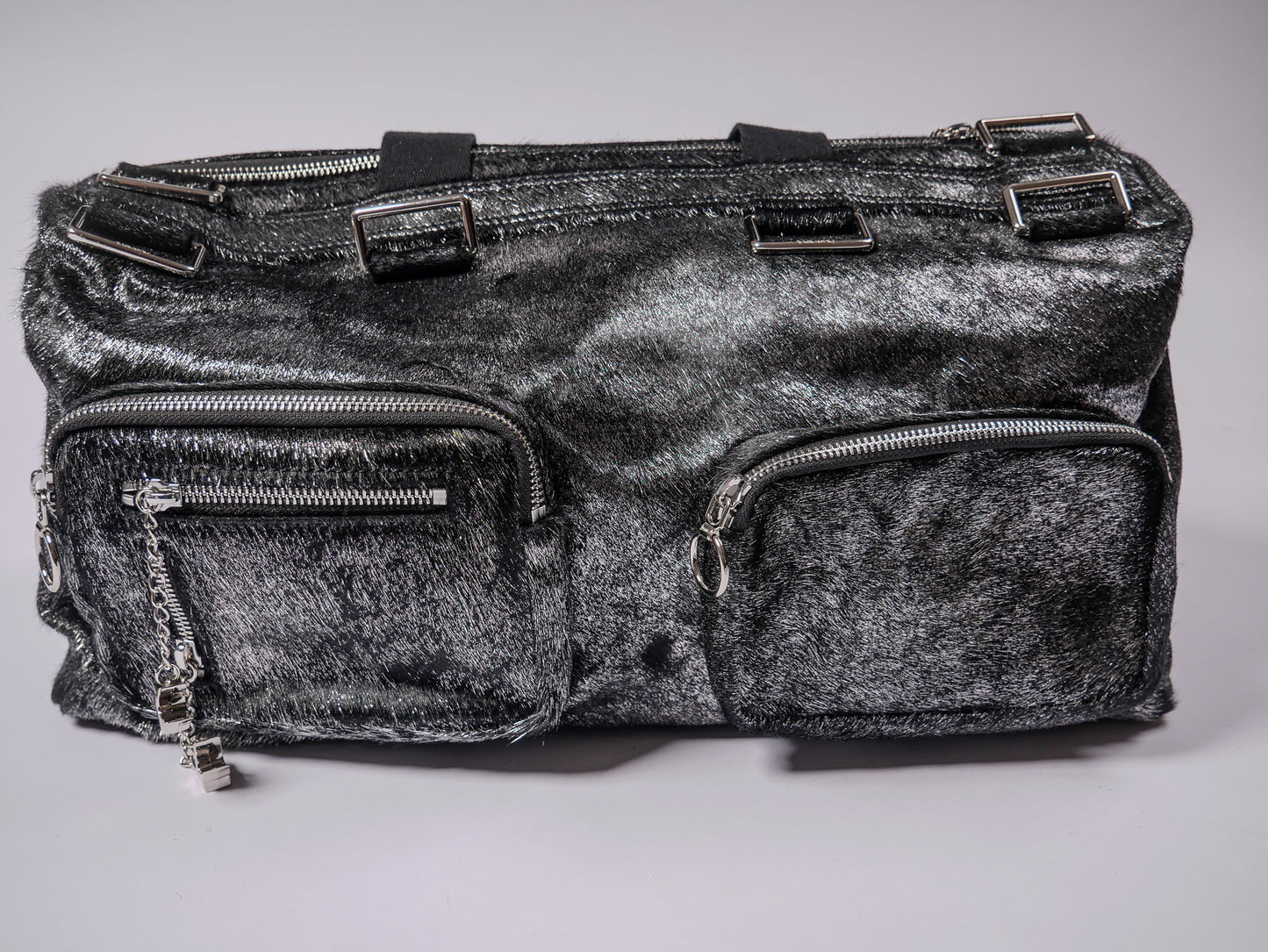 Du'Bois Duffle Bag [Metallic Glitter Pony Hair]