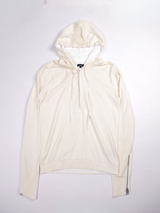 Max Waxed Flighter Hoodie [WHITE WAXED] [EXCLUSIVE ONLINE]