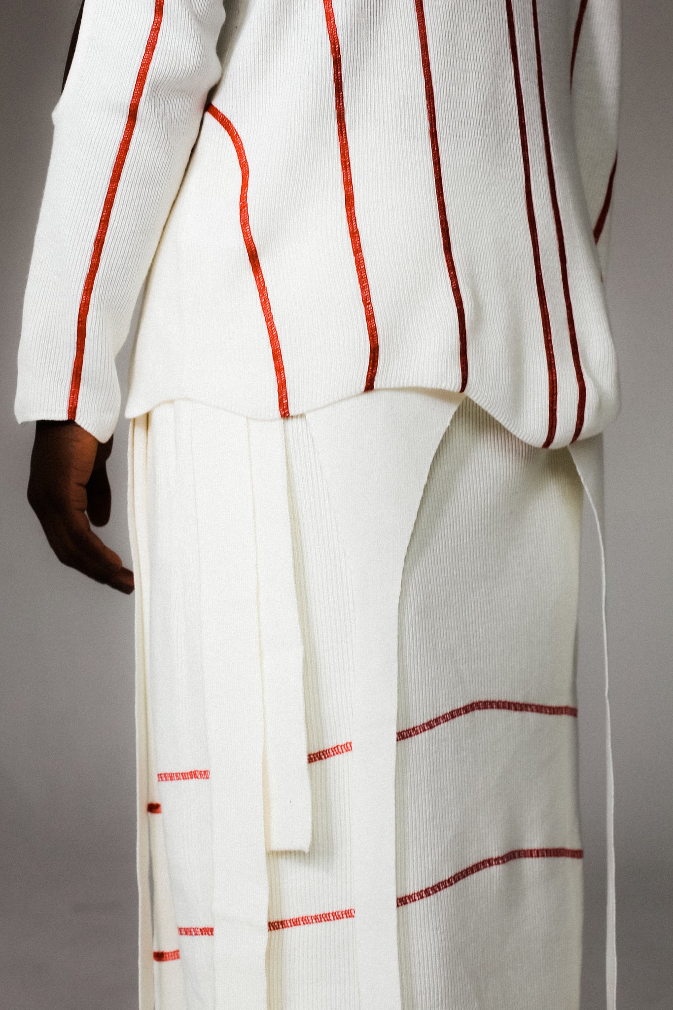 Cleioner Gauze Wrap Skirt