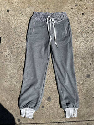 Velour Lined thick ribbed sweatpants