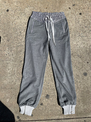 Velour Lined thick ribbed sweatpants